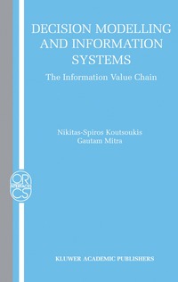 bokomslag Decision Modelling and Information Systems