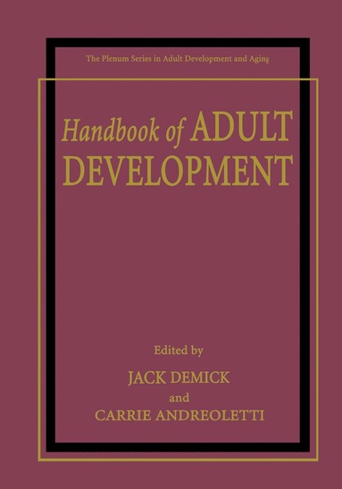 bokomslag Handbook of Adult Development