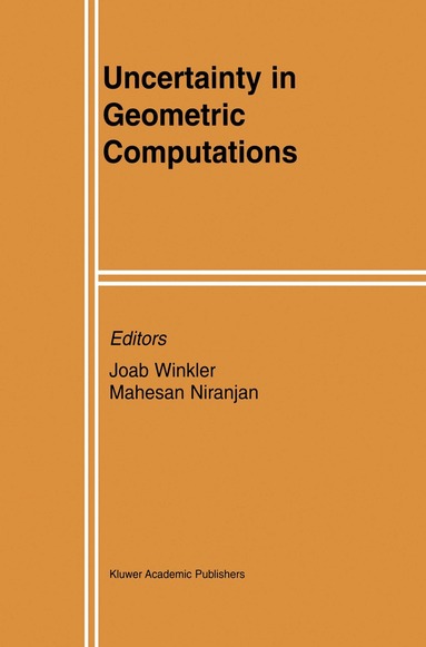 Joab Winkler, Mahesan Niranjan - Uncertainty in Geometric Computations, Häftad