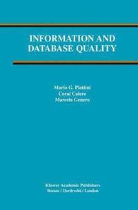 bokomslag Information and Database Quality