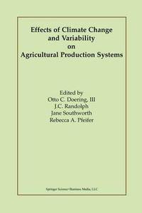 bokomslag Effects of Climate Change and Variability on Agricultural Production Systems