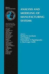 bokomslag Analysis and Modeling of Manufacturing Systems