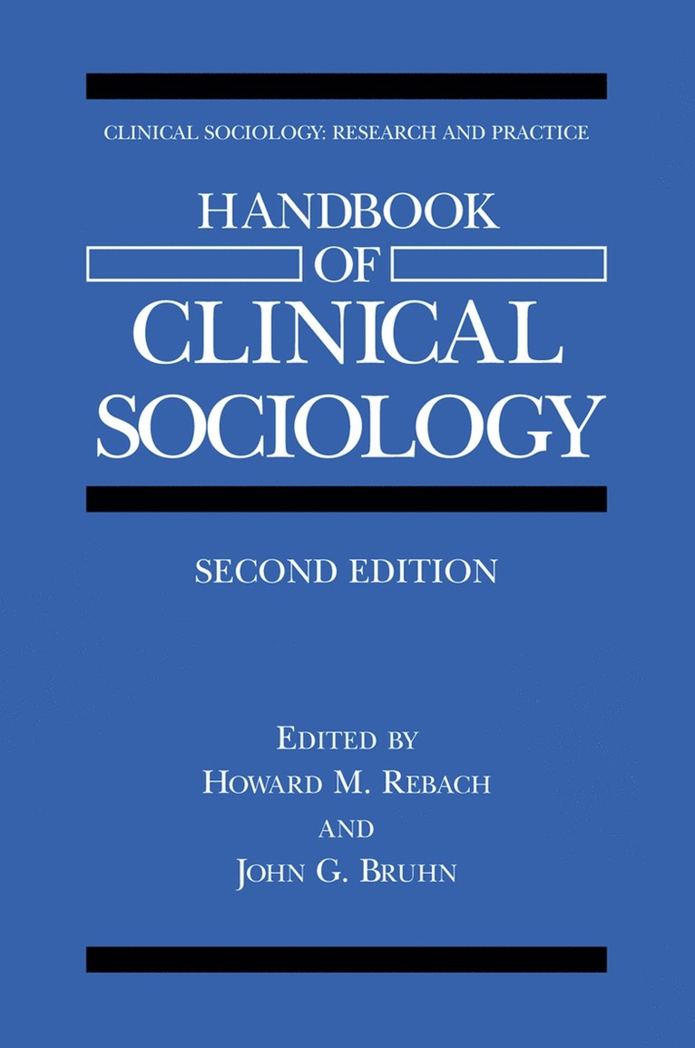 Handbook of Clinical Sociology 1