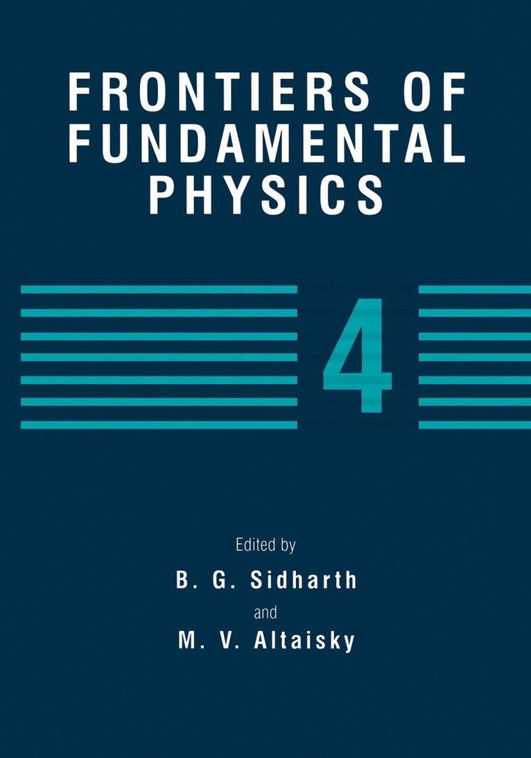 Frontiers of Fundamental Physics 4 1