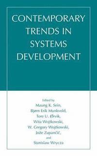 bokomslag Contemporary Trends in Systems Development