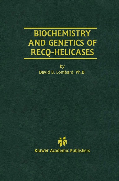 bokomslag Biochemistry and Genetics of Recq-Helicases