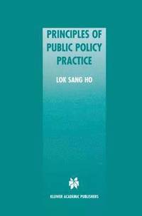 bokomslag Principles of Public Policy Practice