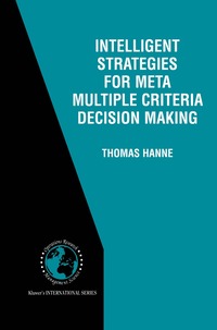 bokomslag Intelligent Strategies for Meta Multiple Criteria Decision Making