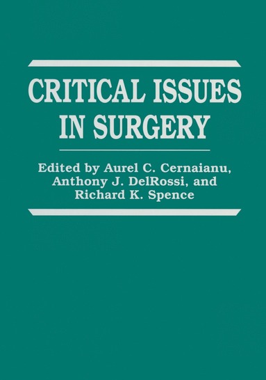 bokomslag Critical Issues in Surgery