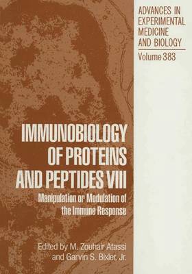 M. Zouhair Atassi, Garvin S. Bixler - Immunobiology of Proteins and Peptides VIII, Häftad