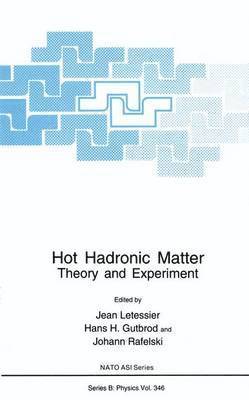 Hot Hadronic Matter 1