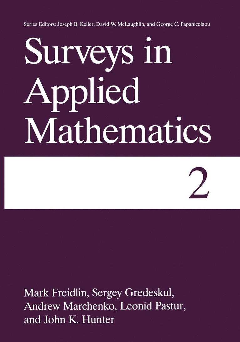 Surveys in Applied Mathematics 1