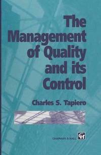 bokomslag The Management of Quality and its Control