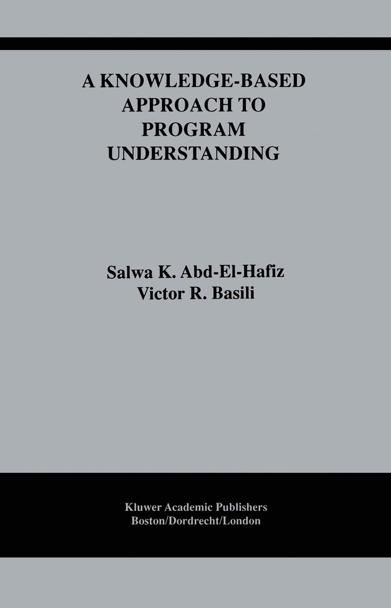 Knowledge-Based Approach to Program Understanding 1