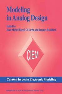 bokomslag Modeling in Analog Design