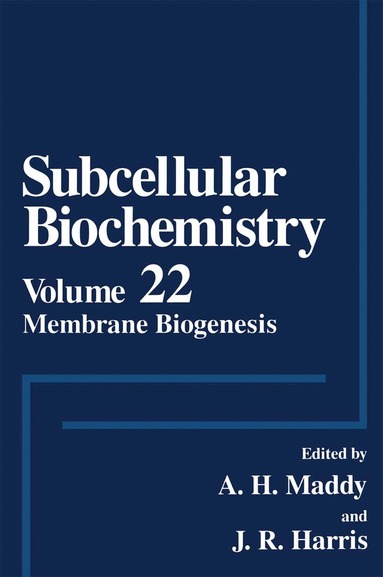 A.H. Maddy, J. Robin Harris - Membrane Biogenesis, Häftad