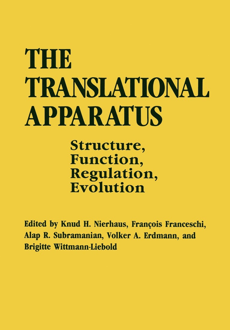 The Translational Apparatus 1