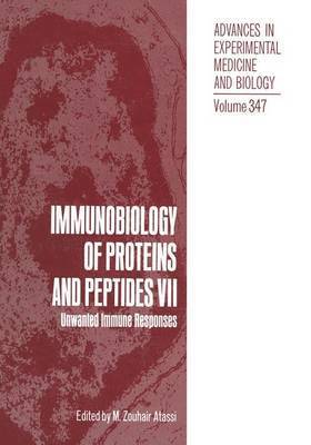 Immunobiology of Proteins and Peptides VII 1