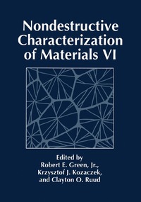 bokomslag Nondestructive Characterization of Materials VI