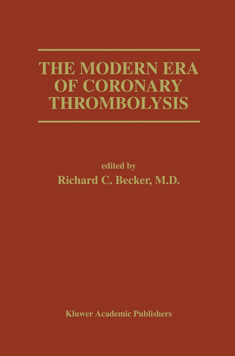Modern Era of Coronary Thrombolysis