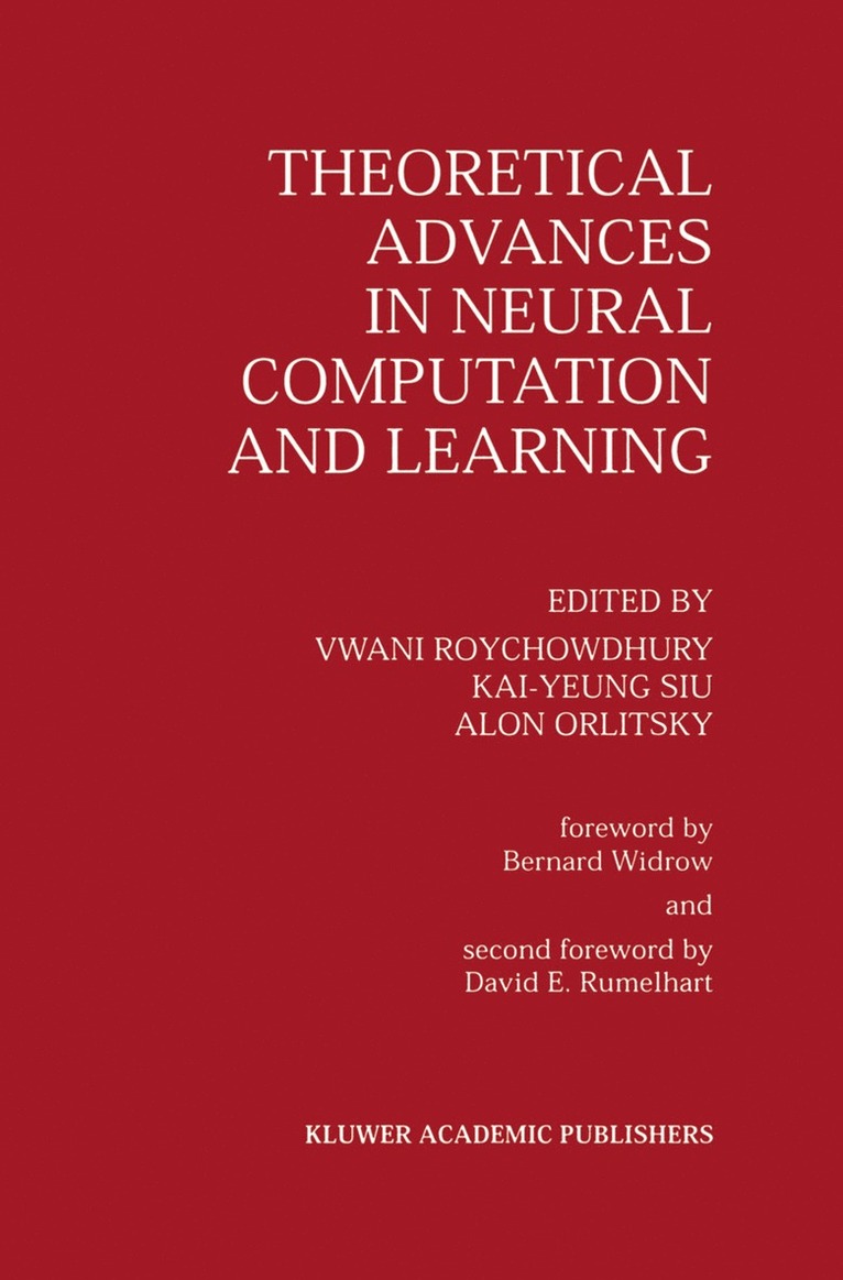 Theoretical Advances in Neural Computation and Learning 1