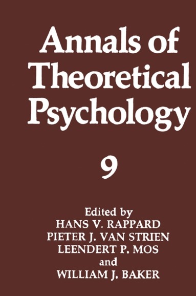 bokomslag Annals of Theoretical Psychology