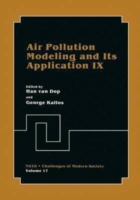 bokomslag Air Pollution Modeling and Its Application IX