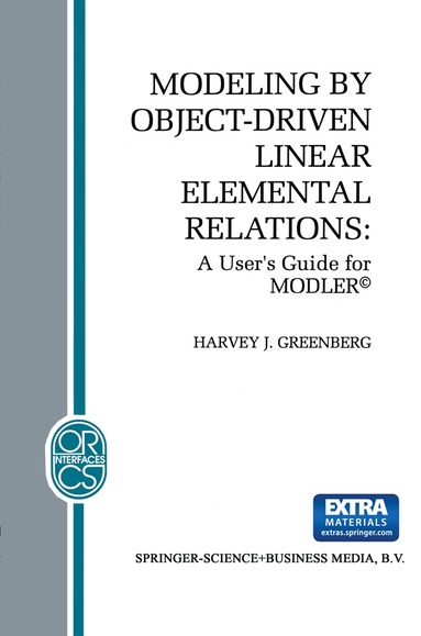 H.J. Greenberg - Modeling by Object-Driven Linear Elemental Relations, Häftad