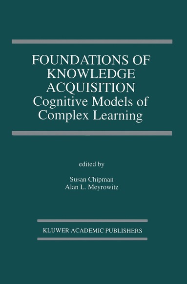 bokomslag Foundations of Knowledge Acquisition