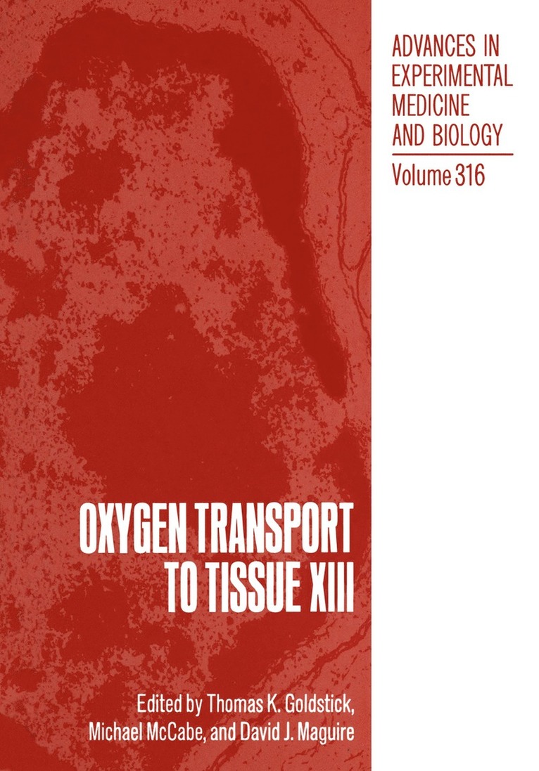 Oxygen Transport to Tissue XIII 1