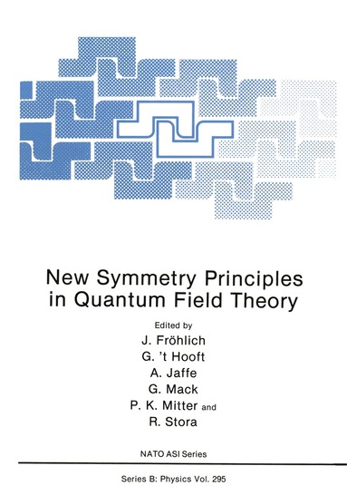 J. Frölich, Gerard 't Hooft, Arthur Jaffe, Gerhard Mack, Pronob K. Mitter, Raymond Stora - New Symmetry Principles in Quantum Field Theory, Häftad