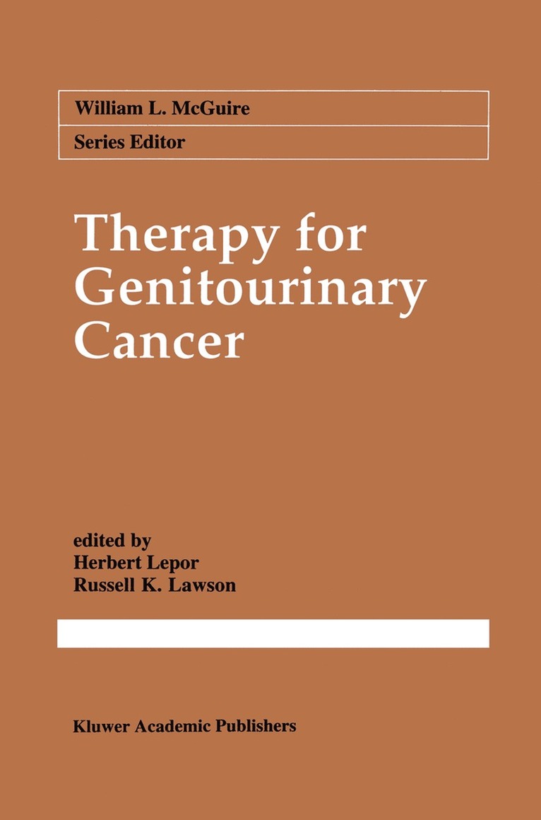 Therapy for Genitourinary Cancer 1