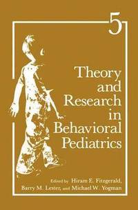 bokomslag Theory and Research in Behavioral Pediatrics