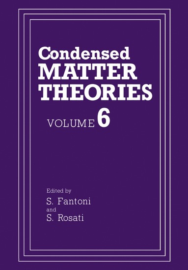 bokomslag Condensed Matter Theories