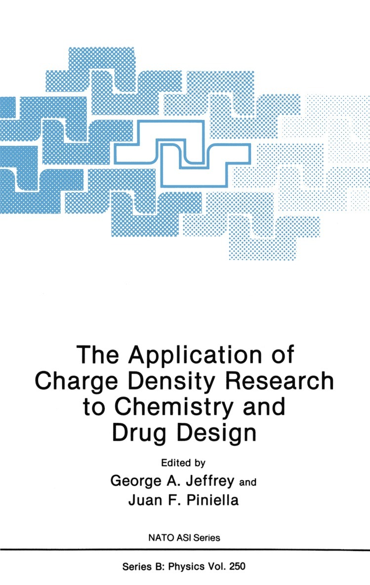 G.A. Jeffrey, J.F. Piniella, G. a. Jeffrey, J. F. Piniella, G. A. Jeffrey - Application of Charge Density Research to Chemistry and Drug Design, Häftad