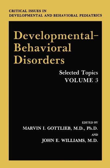 bokomslag Developmental-Behavioral Disorders