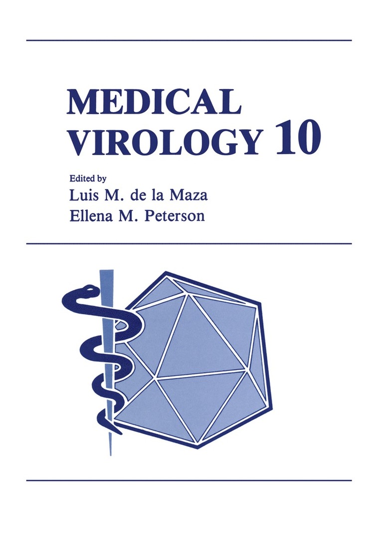 E.M. Peterson, L.M. de la Maza, E. M. Peterson, L. M. De La Maza - Medical Virology 10, Häftad