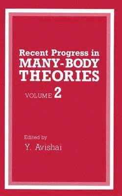 bokomslag Recent Progress in Many-Body Theories