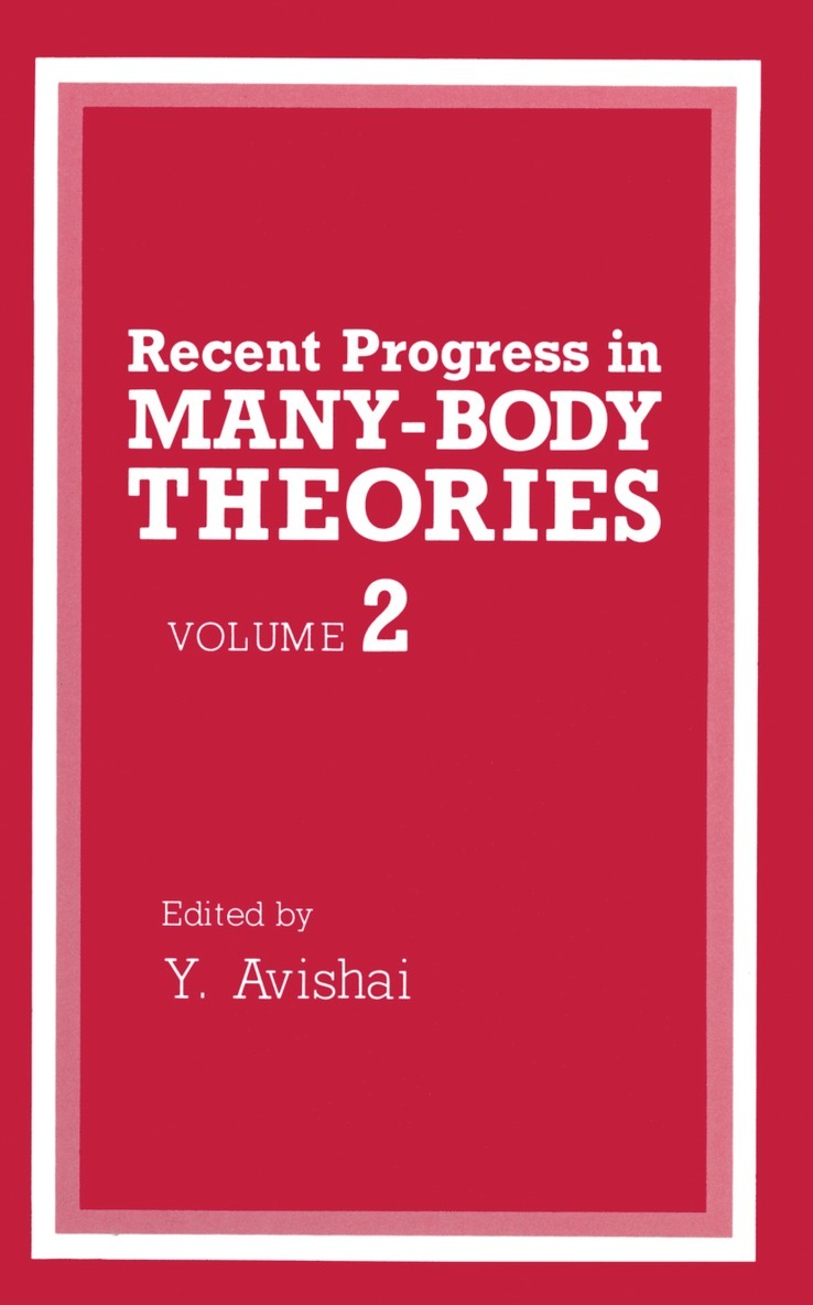 Recent Progress in Many-Body Theories 1