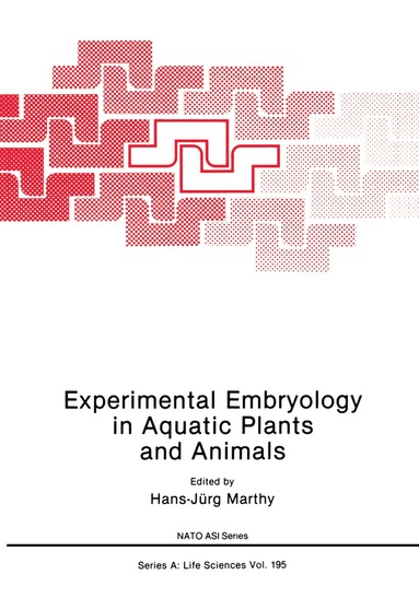 bokomslag Experimental Embryology in Aquatic Plants and Animals