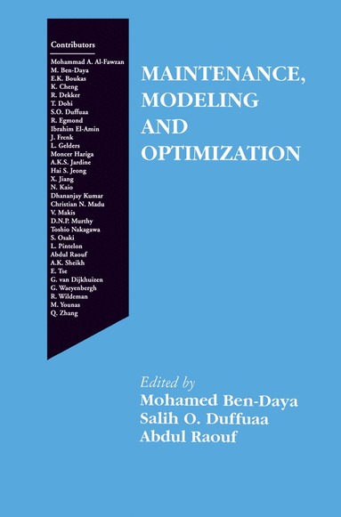 bokomslag Maintenance, Modeling and Optimization