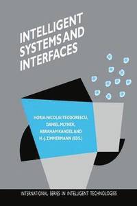 bokomslag Intelligent Systems and Interfaces