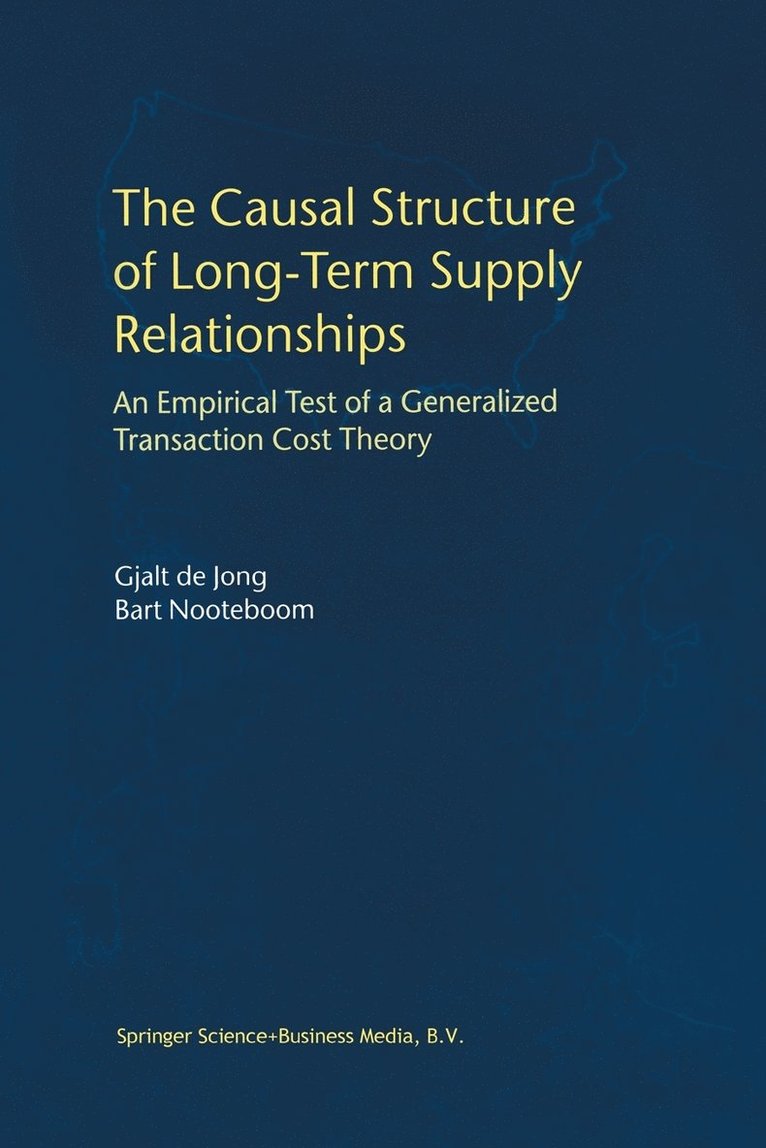 The Causal Structure of Long-Term Supply Relationships 1