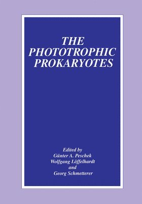 Günter A. Peschek, Wolfgang Löffelhardt, Georg Schmetterer, Günter a. Peschek - Phototrophic Prokaryotes, Häftad