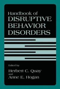bokomslag Handbook of Disruptive Behavior Disorders