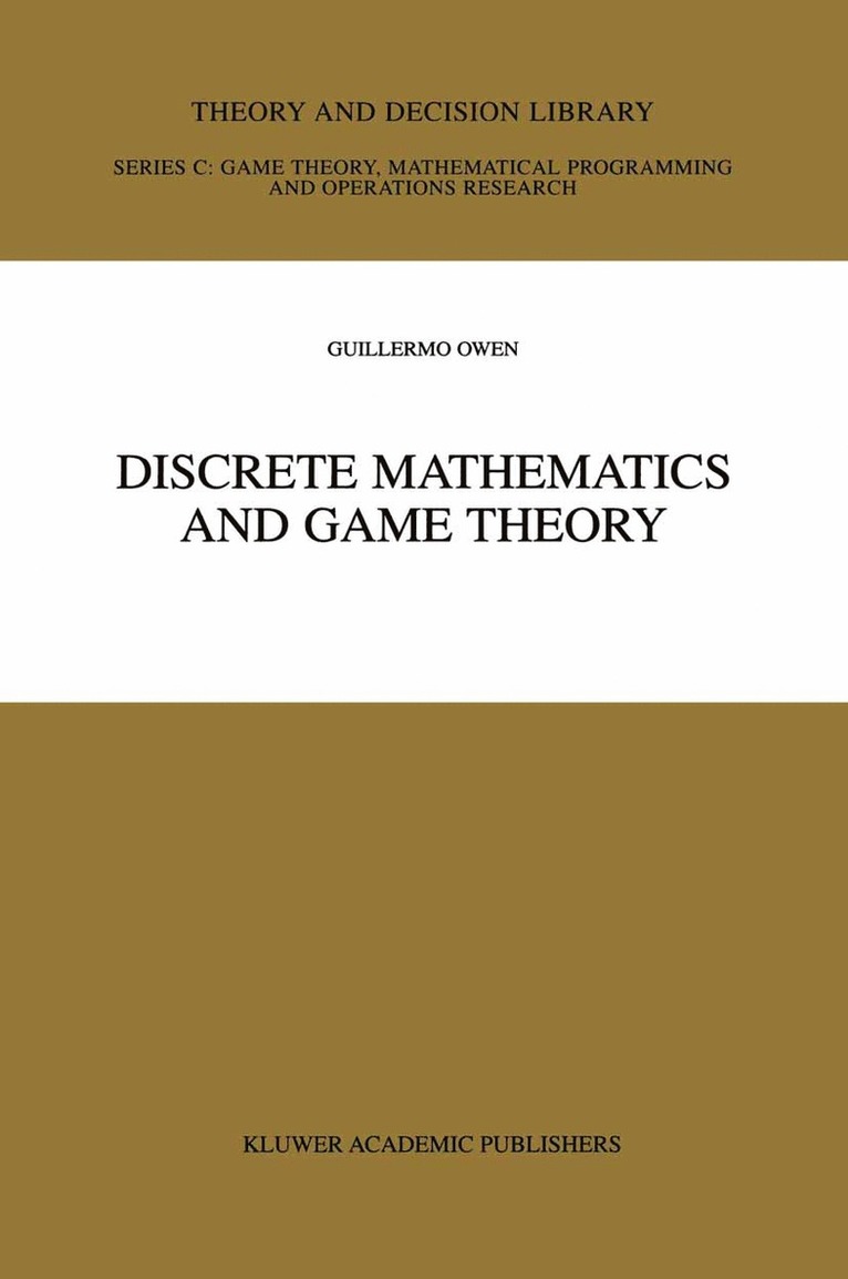Discrete Mathematics and Game Theory