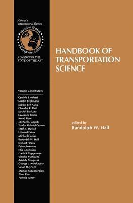 Handbook of Transportation Science 1