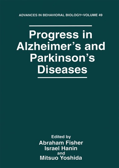 Abraham Fisher, Israel Hanin, Mitsuo Yoshinda - Progress in Alzheimer’s and Parkinson’s Diseases, Häftad