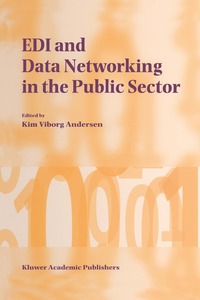 bokomslag EDI and Data Networking in the Public Sector