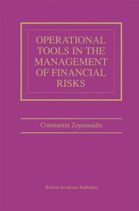 bokomslag Operational Tools in the Management of Financial Risks